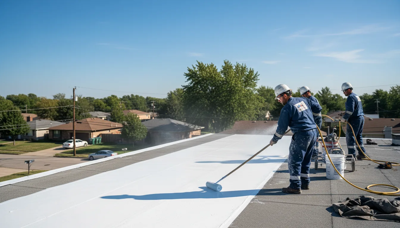 Commercial roof coating in Asheville, NC near me